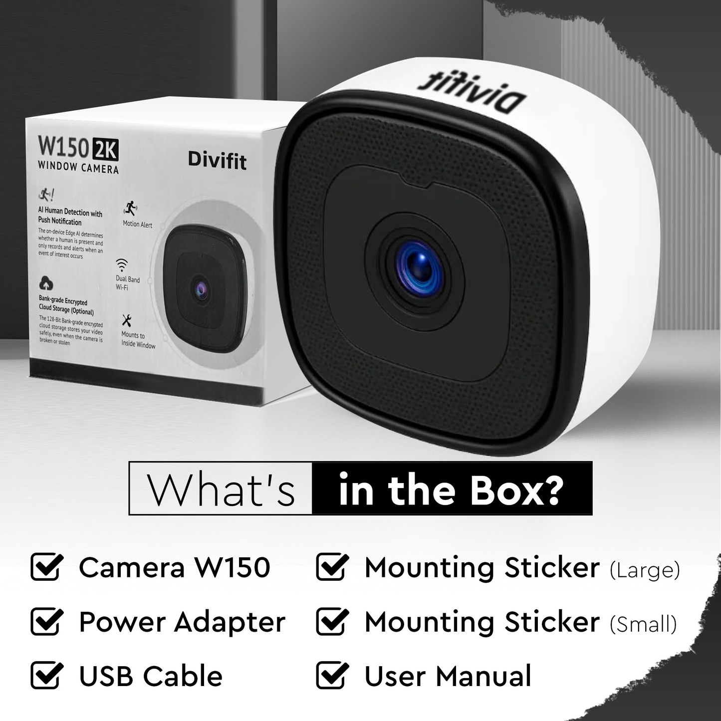 Divifit 3MP W150 Window Camera
