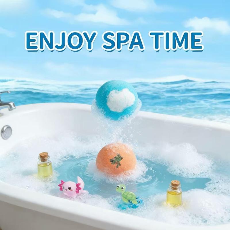 Magical Kids Bath Bomb Gift Set – 12 Colors & Surprise Toys