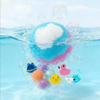Magical Kids Bath Bomb Gift Set – 12 Colors & Surprise Toys